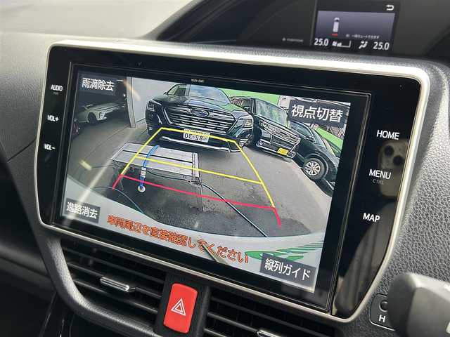 トヨタ ノア ハイブリッド Si ダブルバイビーⅢ 千葉県 2021(令3)年 1.9万km ホワイトパールクリスタルシャイン ワンオーナー/レーンキープアシスト/衝突被害低減ブレーキ/オートハイビーム/前後コーナーセンサー/前後ドラレコ/バックカメラ/純正ナビ/　・フルセグTV/ＣＤ/ＤＶＤ/ＳＤ/フリップダウンモニター/ビルトインETC2.0/ハーフレザー/　・シートヒーター/取説/保証書/スペアキー/R4.5.6記録簿