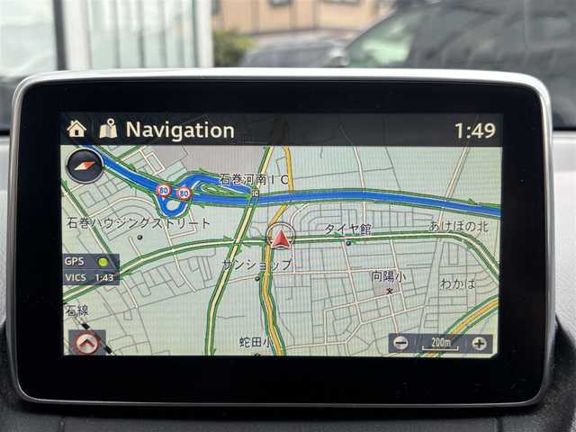 マツダ デミオ XD ツーリング 宮城県 2015(平27)年 8万km メテオグレーマイカ 登録時走行距離79418km/純正SDナビ/フルセグTV/CD/DVD/Bluetooth/バックカメラ/シティブレーキサポート/純正エアロ(F.S.R)/LEDライト/クルーズコントロール/ETC/パドルシフト/ステアリングリモコン/革巻きステアリング/アイドリングストップ/横滑り防止装置/フロアマット/ドアバイザー/ウインカーミラー