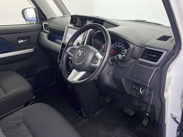 トヨタ ルーミー カスタムG－T 栃木県 2019(令1)年 5.7万km パールホワイトⅢ 純正9インチナビ/ 【AM/FM/CD/DVD/SD/BT/フルセグTV】/バックカメラ/モデリスタエアロ/プリクラッシュセーフティ/クリアランスソナー/クルーズコントロール/両側パワースライドドア/ドライブレコーダー 前後/LEDヘッドライト/オートハイビーム/アイドリングストップ/横滑り防止装置/純正ドアバイザー/純正フロアマット/ステアリングスイッチ/ETC/スペアキー１本