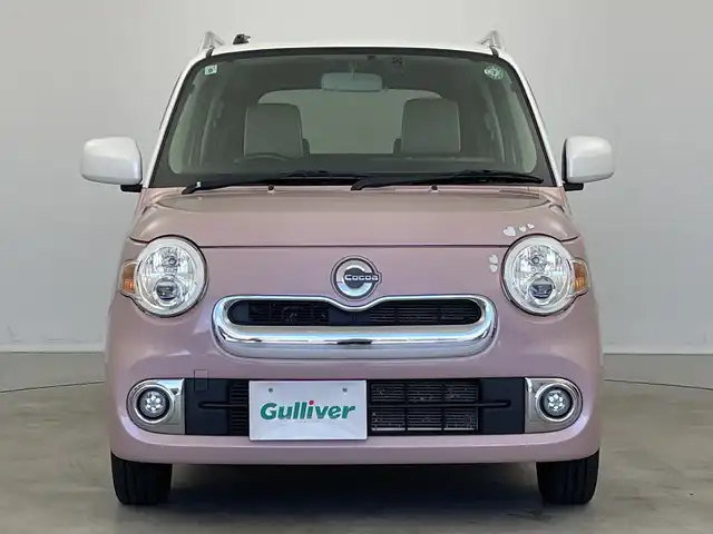 ダイハツ ミラ ココア プラスX 新潟県 2017(平29)年 4.8万km パールホワイトⅢ/ムースピンクパール 2トーン 純正メモリナビ【NSZN-W67D】/　フルセグTV/Bluetooth/CD/DVD/ドライブレコーダー【DRN-H66N】/バックモニター/ETC/LEDヘッドライト/アイドリングストップ/