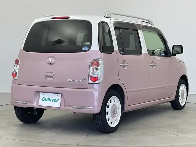 ダイハツ ミラ ココア プラスX 新潟県 2017(平29)年 4.8万km パールホワイトⅢ/ムースピンクパール 2トーン 純正メモリナビ【NSZN-W67D】/　フルセグTV/Bluetooth/CD/DVD/ドライブレコーダー【DRN-H66N】/バックモニター/ETC/LEDヘッドライト/アイドリングストップ/