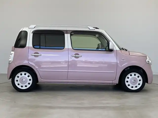 ダイハツ ミラ ココア プラスX 新潟県 2017(平29)年 4.8万km パールホワイトⅢ/ムースピンクパール 2トーン 純正メモリナビ【NSZN-W67D】/　フルセグTV/Bluetooth/CD/DVD/ドライブレコーダー【DRN-H66N】/バックモニター/ETC/LEDヘッドライト/アイドリングストップ/