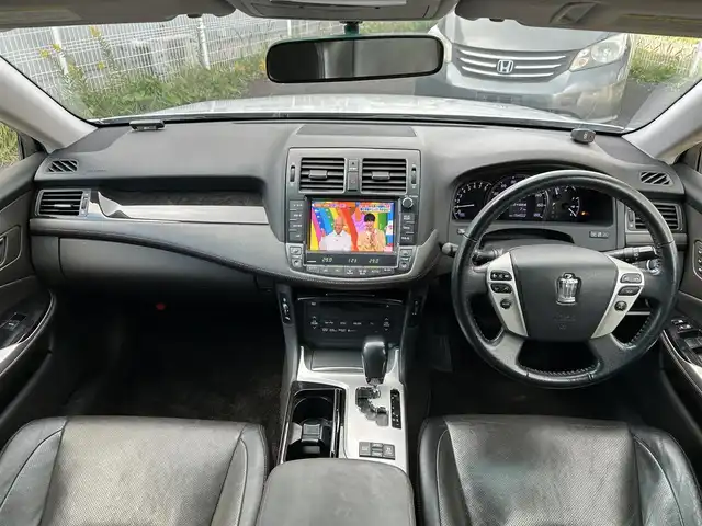 トヨタ クラウン アスリート プレミアムエディション 宮城県 2012(平24)年 15.4万km シルバーM 純正ナビ/モデリスタエアロ/スペアキー×１/エンジンスターター×１/ＥＴＣ/プッシュスタートボタン/電動格納ミラー/シートポジションスイッチ/クルーズコントロール/純正マット/バックカメラ/ドアバイザー/パワーシートD、N