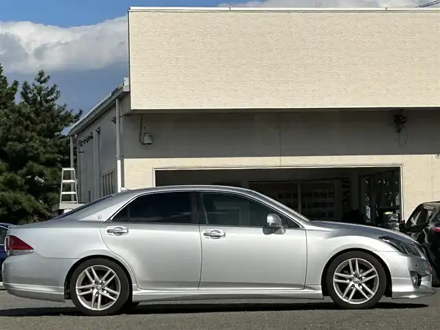 トヨタ クラウン アスリート プレミアムエディション 宮城県 2012(平24)年 15.4万km シルバーM 純正ナビ/モデリスタエアロ/スペアキー×１/エンジンスターター×１/ＥＴＣ/プッシュスタートボタン/電動格納ミラー/シートポジションスイッチ/クルーズコントロール/純正マット/バックカメラ/ドアバイザー/パワーシートD、N