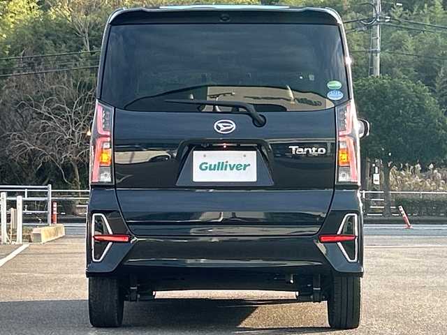 ダイハツ タント カスタム RS スタイルセレクション 佐賀県 2021(令3)年 5.3万km パールブラック 純正9インチナビゲーション/バックカメラ/ビルトインETC/アダプティブクルーズコントロール/ハーフレザーシート/前方ドライブレコーダー/前席シートヒーター/スマートアシスト/衝突回避支援ブレーキ機能/車線逸脱警報機能/両側パワースライド/純正15インチアルミホイール/LEDヘッドライト/フォグランプ