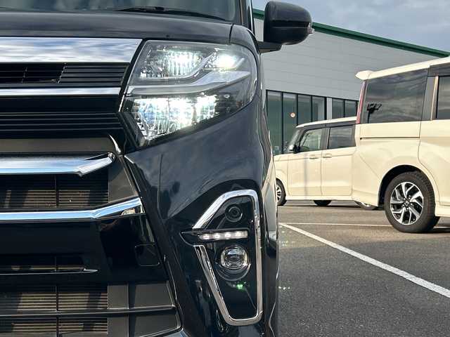 ダイハツ タント カスタム RS スタイルセレクション 佐賀県 2021(令3)年 5.3万km パールブラック 純正9インチナビゲーション/バックカメラ/ビルトインETC/アダプティブクルーズコントロール/ハーフレザーシート/前方ドライブレコーダー/前席シートヒーター/スマートアシスト/衝突回避支援ブレーキ機能/車線逸脱警報機能/両側パワースライド/純正15インチアルミホイール/LEDヘッドライト/フォグランプ