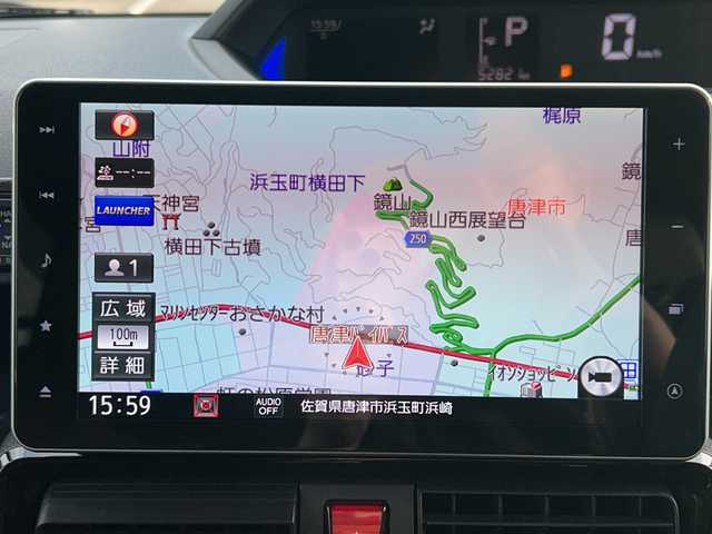 ダイハツ タント カスタム RS スタイルセレクション 佐賀県 2021(令3)年 5.3万km パールブラック 純正9インチナビゲーション/バックカメラ/ビルトインETC/アダプティブクルーズコントロール/ハーフレザーシート/前方ドライブレコーダー/前席シートヒーター/スマートアシスト/衝突回避支援ブレーキ機能/車線逸脱警報機能/両側パワースライド/純正15インチアルミホイール/LEDヘッドライト/フォグランプ