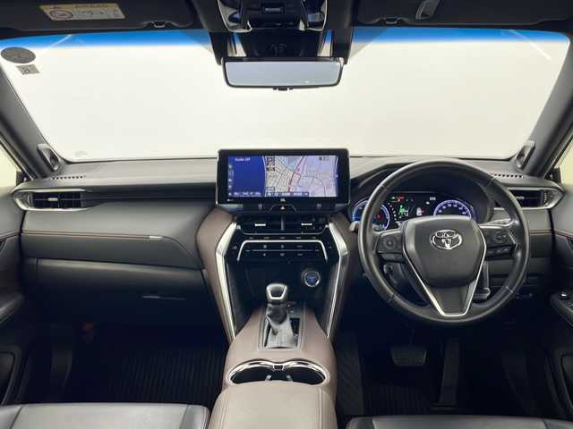 トヨタ ハリアー ハイブリッド Z 秋田県 2020(令2)年 3.4万km プレシャスブラックパール 4WD/JBLプレミアムサウンド/純正ナビ/(フルセグ/Bluetooth/AppleCarPlay/AndroidAuto)/バックカメラ/ヘッドアップディスプレイ/デジタルルームインナーミラー/トヨタセーフティセンス/・レーダークルーズコントロール/・レーンキープアシスト/・ロードサインアシスト/・衝突被害軽減システム/・横滑防止機能/プッシュスタート/スマートキー/スペアキー/革巻ステアリング/ステアリングリモコン/電動ポジショニングステアリング/ハーフレザーシート/運転席パワーシート/オートライト/LEDヘッドライト/フォグランプ/オートマチックハイビーム/前後コーナーセンサー/純正アルミホイール/純正フロアマット/電動格納ミラー/ブラインドスポットミラー/ETC2.0/取扱説明書/保証書