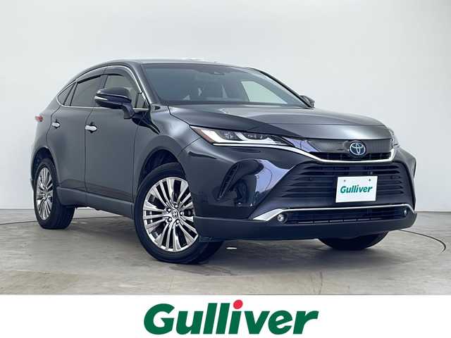 トヨタ ハリアー ハイブリッド Z 秋田県 2020(令2)年 3.4万km プレシャスブラックパール 4WD/JBLプレミアムサウンド/純正ナビ/(フルセグ/Bluetooth/AppleCarPlay/AndroidAuto)/バックカメラ/ヘッドアップディスプレイ/デジタルルームインナーミラー/トヨタセーフティセンス/・レーダークルーズコントロール/・レーンキープアシスト/・ロードサインアシスト/・衝突被害軽減システム/・横滑防止機能/プッシュスタート/スマートキー/スペアキー/革巻ステアリング/ステアリングリモコン/電動ポジショニングステアリング/ハーフレザーシート/運転席パワーシート/オートライト/LEDヘッドライト/フォグランプ/オートマチックハイビーム/前後コーナーセンサー/純正アルミホイール/純正フロアマット/電動格納ミラー/ブラインドスポットミラー/ETC2.0/取扱説明書/保証書