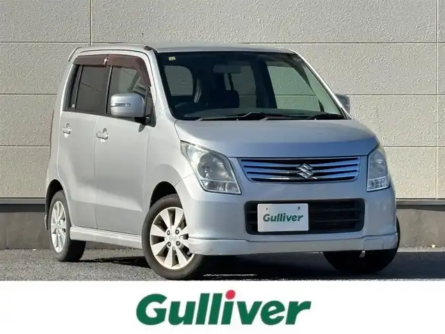 スズキ ワゴンＲ FX－LTD 茨城県 2010(平22)年 5万km シルキーシルバーメタリック 純正カーオーディオ/　(AM/FM/CD)/スマートキー/純正アルミホイール/社外フロアマット/パワーステアリング/ABS/Wエアバック/取扱説明書/スペアキー