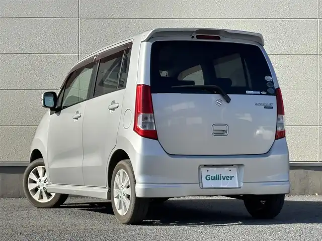 スズキ ワゴンＲ FX－LTD 茨城県 2010(平22)年 5万km シルキーシルバーメタリック 純正カーオーディオ/　(AM/FM/CD)/スマートキー/純正アルミホイール/社外フロアマット/パワーステアリング/ABS/Wエアバック/取扱説明書/スペアキー