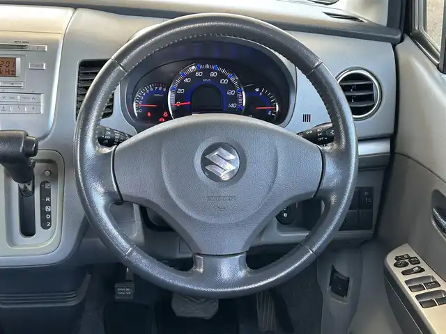 スズキ ワゴンＲ FX－LTD 茨城県 2010(平22)年 5万km シルキーシルバーメタリック 純正カーオーディオ/　(AM/FM/CD)/スマートキー/純正アルミホイール/社外フロアマット/パワーステアリング/ABS/Wエアバック/取扱説明書/スペアキー