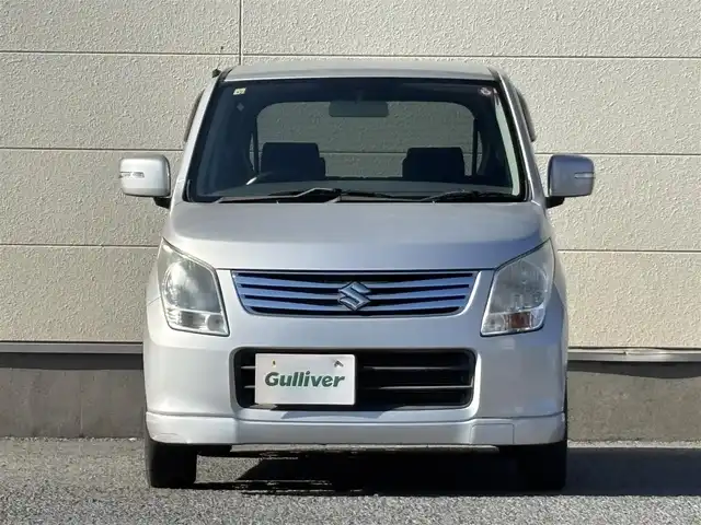 スズキ ワゴンＲ FX－LTD 茨城県 2010(平22)年 5万km シルキーシルバーメタリック 純正カーオーディオ/　(AM/FM/CD)/スマートキー/純正アルミホイール/社外フロアマット/パワーステアリング/ABS/Wエアバック/取扱説明書/スペアキー