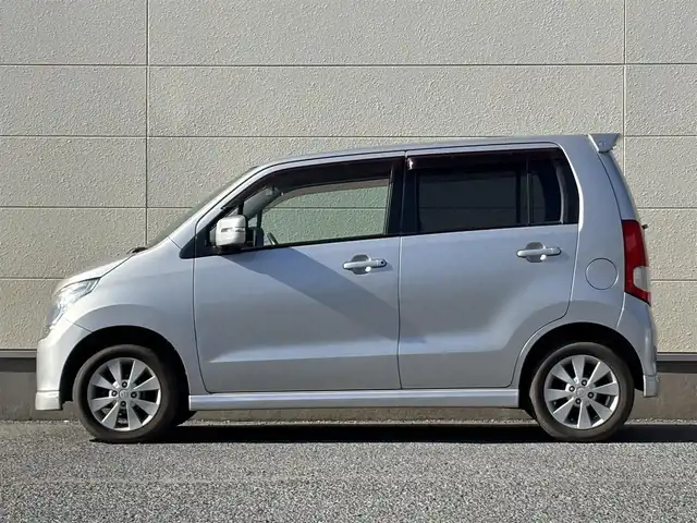 スズキ ワゴンＲ FX－LTD 茨城県 2010(平22)年 5万km シルキーシルバーメタリック 純正カーオーディオ/　(AM/FM/CD)/スマートキー/純正アルミホイール/社外フロアマット/パワーステアリング/ABS/Wエアバック/取扱説明書/スペアキー