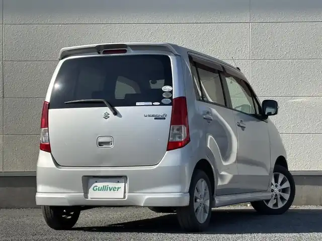 スズキ ワゴンＲ FX－LTD 茨城県 2010(平22)年 5万km シルキーシルバーメタリック 純正カーオーディオ/　(AM/FM/CD)/スマートキー/純正アルミホイール/社外フロアマット/パワーステアリング/ABS/Wエアバック/取扱説明書/スペアキー