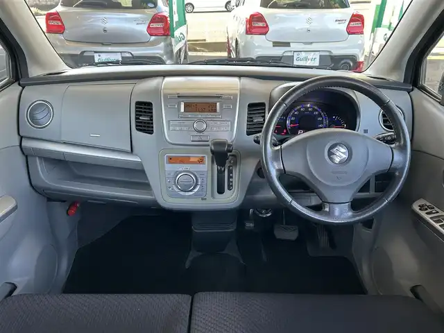 スズキ ワゴンＲ FX－LTD 茨城県 2010(平22)年 5万km シルキーシルバーメタリック 純正カーオーディオ/　(AM/FM/CD)/スマートキー/純正アルミホイール/社外フロアマット/パワーステアリング/ABS/Wエアバック/取扱説明書/スペアキー