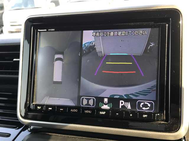 スズキ スペーシア カスタム HYBRID XS 富山県 2021(令3)年 2.3万km ピュアホワイトパール/ブラック2トーン 純正ナビ/フルセグTV/Bluetooth/全周囲カメラ/衝突被害軽減ブレーキ/コーナーセンサー/レーンキープアシスト/レーダークルーズコントロール/両側パワースライドドア/プッシュスタート/スマートキー/革巻きステアリング/ステアリングスイッチ/ETC