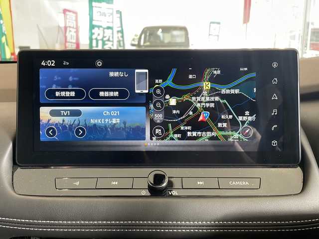 日産 エクストレイル X e－4ORCE 福井県 2022(令4)年 2.4万km ブリリアントホワイトパール ワンオーナー/日産純正12.3インチナビ/【AM/FM/フルセグ/BT/USB】/Apple CarPlay/バック・サイド・フロントカメラ/アラウンドビューモニター/ビルトインETC2.0/ブラインドスポットモニター/デジタルルームミラー/ルーフレール/パワーバッグドア/日産プロパイロット/・360°セーフティアシスト/・ハンドル支援/・車線逸脱防止支援/・後側方車両検知/・前方衝突防止/・踏み間違い衝突防止/・標識認識機能/・ルート減速支援/・駐車支援/オートハイビーム/純正18インチアルミ/革巻きステアリング/ステアリングヒーター/全席シートヒーター/前席パワーシート/1500Wコンセント/電動パーキングブレーキ/オートブレーキホールド/ダウンヒルアシスト