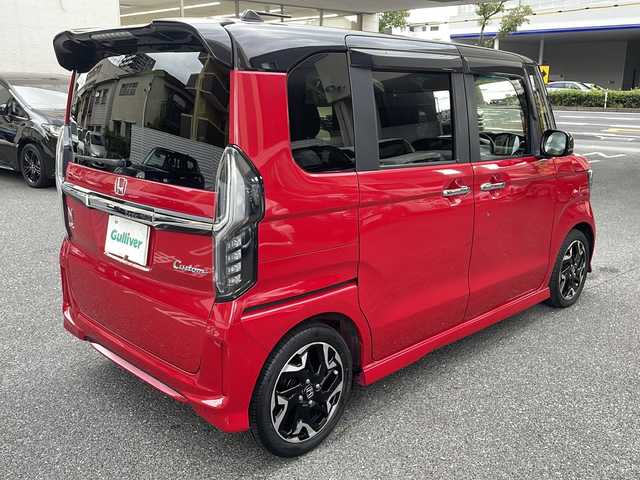 ホンダ Ｎ ＢＯＸ 2トン カスタム G L ターボ ホンダセンシング 広島県 2020(令2)年 6.1万km ミラノレッド /登録時走行距離/　　　　　　　61027キロ/Honda SENSING/ナビ装着用スペシャルパッケージ/オートリトラミラー/アレルクリーンプラスシート/プラズマクラスター/リア左側パワースライドドア/リア右側パワースライドドア/前席用i-サイドエアバッグシステム/サイドカーテンエアバッグシステム(前席/後席対応)/ブラック塗装＋切削 15インチアルミホイール/プライムスムース＆トリコットコンビシート/運転席＆助手席シートヒーター/2トーン塗装/スペアキー×１/ビルトインETC/新車時整備手帳/　　【保証書】/取扱説明書/