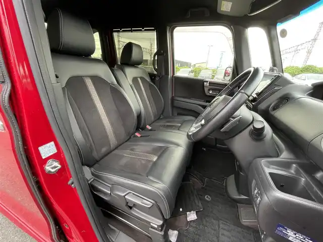 ホンダ Ｎ ＢＯＸ 2トン カスタム G L ターボ ホンダセンシング 滋賀県 2020(令2)年 6.1万km ミラノレッド 純正8インチナビ/【Bluetooth/CD/DVD/HDMI/フルセグTV】/バックカメラ/ETC/両側パワースライドドア/ハーフレザーシート/シートヒーター/LEDヘッドライト/ホンダセンシング/●衝突軽減ブレーキ/●誤発進抑制機能/●歩行者事故低減ステアリング/●先行車発進お知らせ機能/●標識認識機能/●路外逸脱抑制機能/●アダプティブ・クルーズ・コントロール/●車線維持支援システム/●後方誤発進抑制機能/●オートハイビーム/ステアリングスイッチ/スマートキー