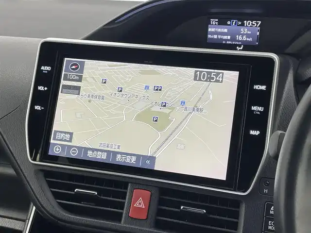 トヨタ ヴォクシー ハイブリッド ZS 煌Ⅱ 埼玉県 2019(平31)年 6.3万km ブラッキッシュアゲハガラスフレーク モデリスタフルエアロ/モデリスタマフラー/モデリスタヘッドライトガーニッシュ/モデリスタシグネチャーイルミブレード/モデリスタドアハンドルガーニッシュ/純正10インチSDナビ/(CD/DVD/Bluetooth/USB/HDMI/音楽録音/フルセグ)/フリップダウンモニター/両側パワースライドドア/バックカメラ/ドライブレコーダー/プリクラッシュセーフティ/クルーズコントロール/ビルトインETC2.0/シートヒーター/オートLEDライト/純正16インチアルミホイール