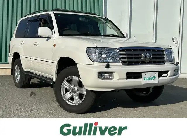 トヨタ ランドクルーザー VX－LTD Gセレクション 福岡県 2007(平19)年 6.4万km ホワイトパールクリスタルシャイン 前後ドラレコ/クルーズコントロール/SDナビ/・バックカメラ/・フルセグTV/・AUX/ETC/パワーシート(D席＋N席)/純正フロアマット/社外AW/センターデフロック/レザーシート/シートヒーター(D席＋N席)/エアシート(D席＋N席)/ルーフレール