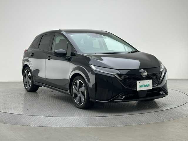 日産 オーラ G 兵庫県 2023(令5)年 1.6万km 黒 社外メモリナビ/(AVN-LBS01)/BT USB/アラウンドビューモニター/デジタルインナーミラー/エマージェンシーブレーキ/LKA/RCTA/BSM/コーナーセンサー/ドライヴレコーダー/ETC/LEDフォグライト/LEDフォグライト/オートライト/オートハイビーム/ハーフレザーシート/純正17インチアルミホイール/スマートキー