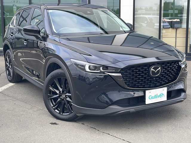 マツダ ＣＸ－５ XD ブラックトーンエディション 道東・釧路十勝 2023(令5)年 2.2万km ジェットブラックマイカ ・４WD　/・10.25インチマツダコネクトナビ/（AM・FM・フルセグ・BT）/・全方位カメラ　/・アダプティブクルーズコントロール　/・ハーフレザーシート/・前席シートヒーター/・スマートキー/・プッシュスタート/・ステアリングスイッチ/・ステアリングヒーター　/・LEDヘッドライト　/・オートライト　/・ドライブレコーダー　/・パワーシート/・オフロードトラクションアシスト/・オートブレーキホールド/・純正アルミホイール/・横滑り防止/・盗難防止/・衝突軽減システム