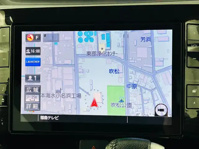 ダイハツ タント カスタム RS トップED SAⅡ 福島県 2016(平28)年 10.8万km ブラックマイカメタリック 純正メモリナビゲーション　/・バックカメラ　/・ドライブレコーダー　/・ETC/両側パワースライドドア　/衝突被害軽減システム　/ハーフレザーシート　/コーナーセンサー　　/プッシュスタート　/・スマートキー　/・スペアキー　/LEDヘッドライト/オートライト/・フォグライト/純正フロアマット/電動格納ウィンカーミラー/純正ドアバイザー/後席サンシェード/取扱説明書/・保証書