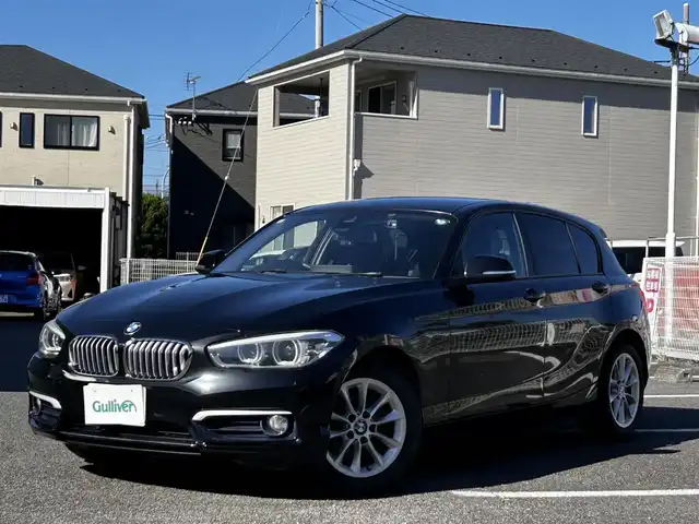ＢＭＷ １１８ｉ スタイル 静岡県 2015(平27)年 6.9万km 黒 エンジンプッシュスタート/純正ナビ（CD.DVD.FM.AM.）/純正バイザー/純正アルミホイール16インチ/純正フロアマット/モード切替（SPORTS.NORMAL.ECO）/クルーズコントロール追従あり/アイドリングストップ/ドライブレコーダー/スペアキー