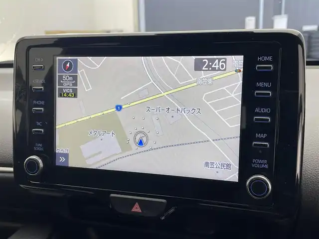 トヨタ ヤリス Z 滋賀県 2020(令2)年 9.9万km ブラック 禁煙車/純正ナビ/（Bluetooth/USB/Apple Car Play/Android Auto/Miracast）/バックカメラ/ビルトインＥＴＣ/前方ドラレコ/前席シートヒーター /LEDヘッドライト/オートライト/トヨタセーフティセンス/　・オートハイビーム/　・レーントレーシングアシスト/　・プリクラッシュセーフティ/　・レーダークルーズコントロール/プッシュスタート/スマートキー×２