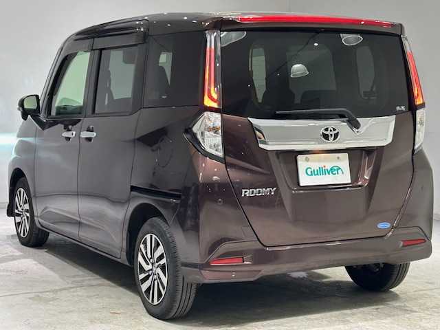 トヨタ ルーミー カスタムG 宮城県 2023(令5)年 2.5万km プラムブラウンパールクリスタルシャイン ワンオーナー/スマートアシスト/・衝突回避支援ブレーキ機能/・車線逸脱警報機能/・先行者発進お知らせ機能/・アダプティブドライビングビーム/・コーナーセンサー/・標識認識機能/・前者速追従機能付きアダプティブクルーズコントロール/純正ナビ/・バックカメラ/・Bluetooth/CD/・フルセグTV/オートブレーキホールド/電動パーキング/両側パワースライドドア/ビルトインETC/プッシュスタート/スマートキー/LEDヘッドライト/オートライト/フォグランプ/純正アルミホイール/純正フロアマット/ドアバイザー/電動格納ミラー