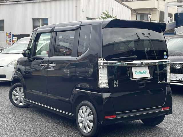 ホンダ Ｎ ＢＯＸ カスタム G 東京都 2013(平25)年 3.9万km クリスタルブラックパール ワンオーナー/社外メモリナビ　型式：MDV-M807HD/【Bluetooth/TV/DVD/CD/HDMI】/バックカメラ/ETC/両側スライドドア/ドライブレコーダー/プッシュスタート/スマートキー×2/アイドリングストップ/電格ミラー