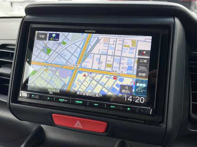 ホンダ Ｎ ＢＯＸ カスタム G 東京都 2013(平25)年 3.9万km クリスタルブラックパール ワンオーナー/社外メモリナビ　型式：MDV-M807HD/【Bluetooth/TV/DVD/CD/HDMI】/バックカメラ/ETC/両側スライドドア/ドライブレコーダー/プッシュスタート/スマートキー×2/アイドリングストップ/電格ミラー