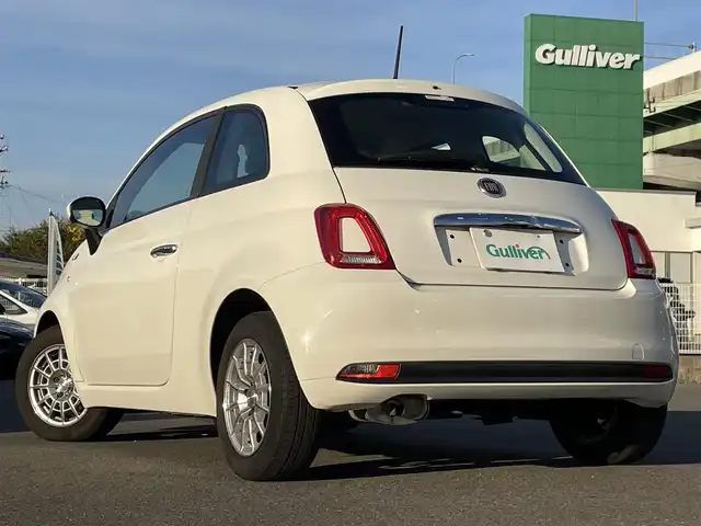 フィアット ５００ 1．2 ポップ 愛知県 2016(平28)年 4.3万km ビアンコ・ガーラ リモコンキー/社外ナビ/フルセグTV/BT/USB/ETC/社外14インチAW/ステアリングスイッチ/純正フロアマット/純正ホイールキャップ付きスタッドレス4本車載/取説、保証書