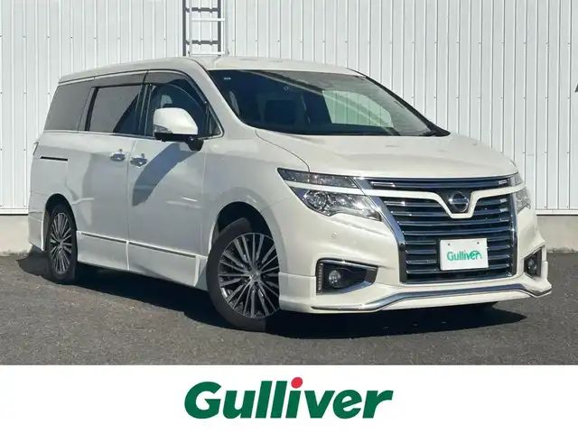 日産 エルグランド 250ハイウェイスターS 熊本県 2019(令1)年 3.8万km ブリリアントホワイトパール 純正メーカーOPナビ/・AM/FM/BT/CD/DVD/・フルセグTV/・全方位カメラ/デジタルインナーミラー/360°セーフティアシスト/・インテリジェントエマージェンシーブレーキ/・踏み間違い衝突防止アシスト/・車線逸脱警報/・車線逸脱防止支援システム/・ハイビームアシスト/・進入禁止標識検知/・インテリジェントクルーズコントロール/・インテリジェントアラウンドビューモニター/デジタルインナーミラー/ドアミラーウィンカー/ハーフレザーシート/ステアリングスイッチ/ビルトインETC/両側パワースライドドア/ドアバイザー/サンシェード/純正18インチAW/純正フロアマット/プッシュスタート/・スマートキー