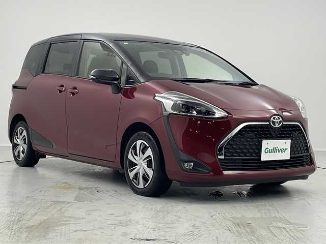 トヨタ シエンタ G クエロ 茨城県 2019(平31)年 5.1万km ブラックマイカ/センシュアルレッドマイカ ナビ　フルセグＴＶ　Bluetooth　バックモニター　両側電動スライドドア　トヨタセーフティセンス　レーンキープアシスト　ＬＥＤヘッドランプ　シートヒーター　ステアリングヒーター