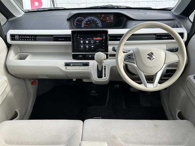 スズキ ワゴンＲ HYBRID FX 長野県 2017(平29)年 6.4万km リフレクティブオレンジM 純正フルセグナビ/全方位カメラ/4WD/ワンオーナー/純正ビルトインETC/レーンアシスト/純正フロアマット/スペアキー