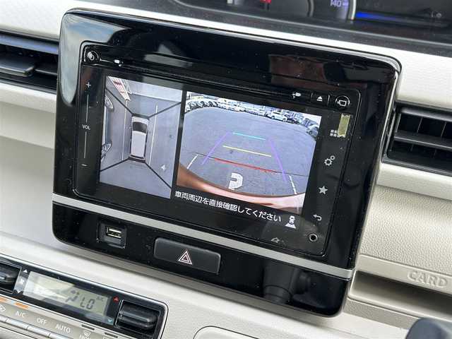 スズキ ワゴンＲ HYBRID FX 長野県 2017(平29)年 6.4万km リフレクティブオレンジM 純正フルセグナビ/全方位カメラ/4WD/ワンオーナー/純正ビルトインETC/レーンアシスト/純正フロアマット/スペアキー