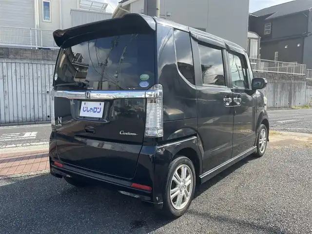ホンダ Ｎ ＢＯＸ G Lパッケージ 福岡県 2012(平24)年 10万km クリスタルブラックパール (株)IDOMが運営する【じしゃロン八幡西店】の自社ローン専用車両になります。こちらは現金またはオートローンご利用時の価格です。自社ローンご希望の方は別途その旨お申付け下さい/スマートキー/純正ナビ/ワンセグ/バックカメラ/片側パワースライドドア/ウィンカーミラー/ドアバイザー