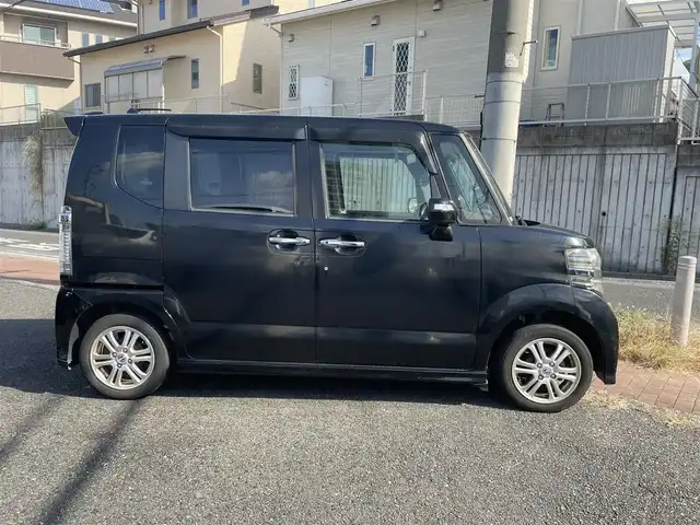 ホンダ Ｎ ＢＯＸ G Lパッケージ 福岡県 2012(平24)年 10万km クリスタルブラックパール (株)IDOMが運営する【じしゃロン八幡西店】の自社ローン専用車両になります。こちらは現金またはオートローンご利用時の価格です。自社ローンご希望の方は別途その旨お申付け下さい/スマートキー/純正ナビ/ワンセグ/バックカメラ/片側パワースライドドア/ウィンカーミラー/ドアバイザー