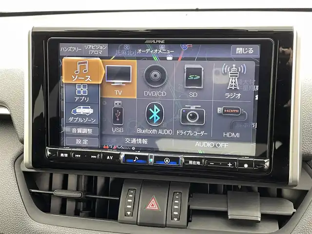 トヨタ ＲＡＶ４ アドベンチャー 熊本県 2020(令2)年 3.3万km アティチュードブラックマイカ 禁煙車　/アルパインナビX9NX（ＣＤ・ＤＶＤ・フルセグ・ＢＴ・ＳＤ・ＵＳＢ）/バックカメラ　/前後ドライブレコーダー（DVR-C02R）　/ＥＴＣ　/前後クリアランスソナー　/トヨタセーフティーセンス/・プリクラッシュセーフティ/・ロードサインアシスト/・駐車時支援パーキングサポートシステム/・車線逸脱警報/・オートハイビーム/横滑り防止/ダウンヒルアシスト/パーキングアシスト/運転席パワーシート/ルーフレール/社外フロアマット/純正19インチAW/オートライト/LEDヘッドライト/フォグライト/スマートキー/プッシュスタート/スペアキー1本