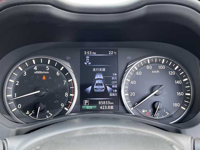 日産 スカイライン 400R 栃木県 2020(令2)年 8.6万km メテオフレークブラックパール ワンオーナー /禁煙車/サンルーフ/BOSEサウンド/純正HDDナビ/(ミュージックサーバー/BT/CD/DVD//USB/Android Auto/Apple CarPlay)/フルセグTV/USB/タイプC接続/全方位カメラ/ETC2.0/本革シート/パワーシート（D/N）/シートメモリー/シートヒーター（D/N）/プロパイロット/パドルシフト/アダプティブクルーズコントロール/純正フロアマット/純正19インチアルミホイール/コーナーセンサー/LEDヘッドライト/オートライト/フォグランプ/ドライブレコーダー（前）/MT付きAT/スマートキー×2/社外19インチAW/純正AW積載（スタッドレス付）/車高調（RSR）純正あり/V6ツインターボ/保証書/取説
