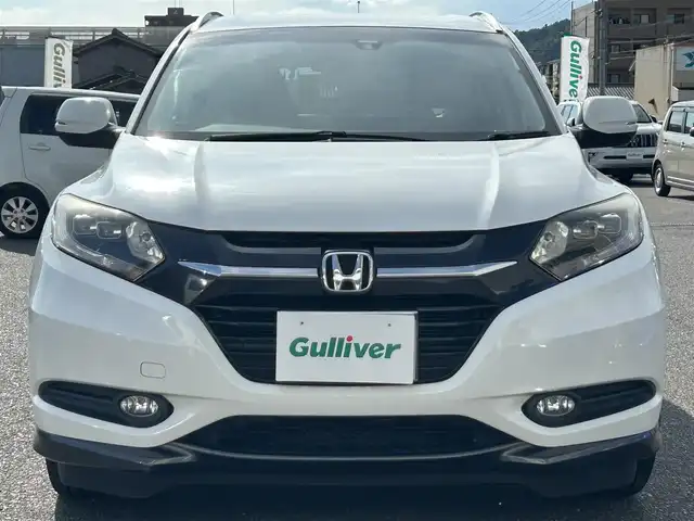 ホンダ ヴェゼル S 広島県 2015(平27)年 10.8万km ホワイトオーキッドパール ワンオーナー/メモリナビ/フルセグテレビ/アイドリングストップ/クルーズコントロール/ドアバイザー/プッシュスタート/ETC/LED