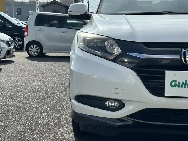 ホンダ ヴェゼル S 広島県 2015(平27)年 10.8万km ホワイトオーキッドパール ワンオーナー/メモリナビ/フルセグテレビ/アイドリングストップ/クルーズコントロール/ドアバイザー/プッシュスタート/ETC/LED