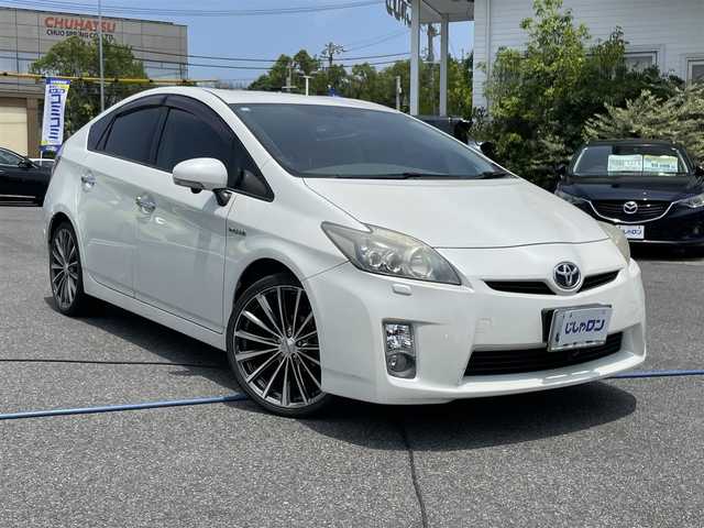 トヨタ プリウス S ツーリングセレクション 愛知県 2010(平22)年 10.4万km ホワイトパールクリスタルシャイン 純正メモリーナビ/TV/BT/CD/DVD/バックカメラ/ETC/保証書/取扱説明書