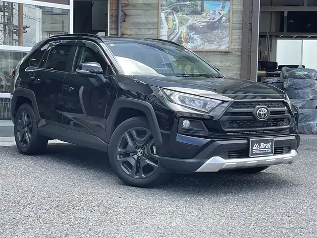トヨタ ＲＡＶ４ アドベンチャー 福島県 2020(令2)年 4.7万km アティチュードブラックマイカ 純正ディスプレイオーディオ/バックカメラ/フルセグTV/デジタルインナーミラー/前後ドライブレコーダー/オートハイビーム/レーンキープアシスト/レーダークルーズコントロール/パワーバックドア/ETC/USB端子/クリアランスソナー