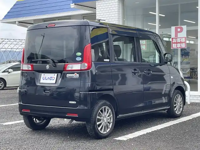 スズキ スペーシア G 徳島県 2014(平26)年 9.5万km ブルーイッシュブラックパール3 (株)IDOMが運営する【じしゃロン徳島店】の自社ローン対象車両になります。こちらは現金ご利用時の価格です。自社ローンご希望の方は別途その旨お申付け下さい。	/社外ナビ/ETC/フルセグTV/CD/DVD再生/Bluetooth/スマートキー/スペアキー×1