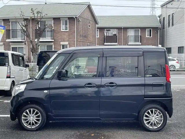 スズキ スペーシア G 徳島県 2014(平26)年 9.5万km ブルーイッシュブラックパール3 (株)IDOMが運営する【じしゃロン徳島店】の自社ローン対象車両になります。こちらは現金ご利用時の価格です。自社ローンご希望の方は別途その旨お申付け下さい。	/社外ナビ/ETC/フルセグTV/CD/DVD再生/Bluetooth/スマートキー/スペアキー×1