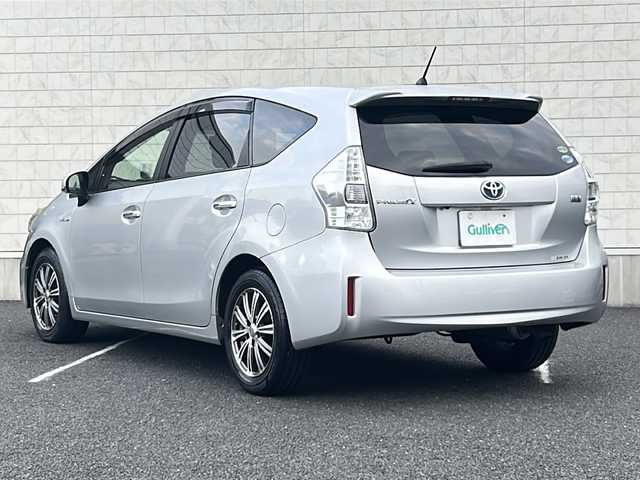 トヨタ プリウス α S チューンブラック 千葉県 2014(平26)年 11.6万km シルバーM 純正メモリナビ（NSCP-W62）/ワンセグテレビ/BlueTooth接続/バックカメラ/ステアリングスイッチ/プッシュスタート/ドアバイザー/ETC/モード切替EV/ECO/PWR/社外アルミホイール/社外フロアマット/スペアキー/取扱説明書/保証書/令和7年記録簿
